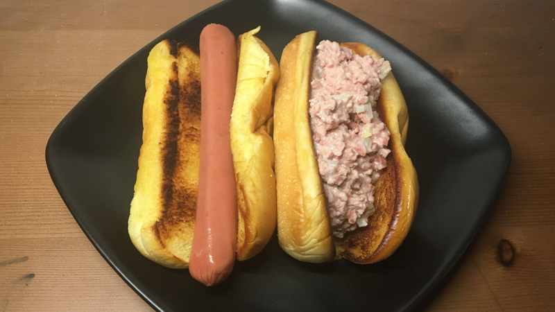 Illustration for article titled No One Wants My Hot Dog Salad